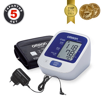 Автоматический тонометр для измерения артериального давления Omron/Омрон M2 Classic (HEM-7122-ALRU)